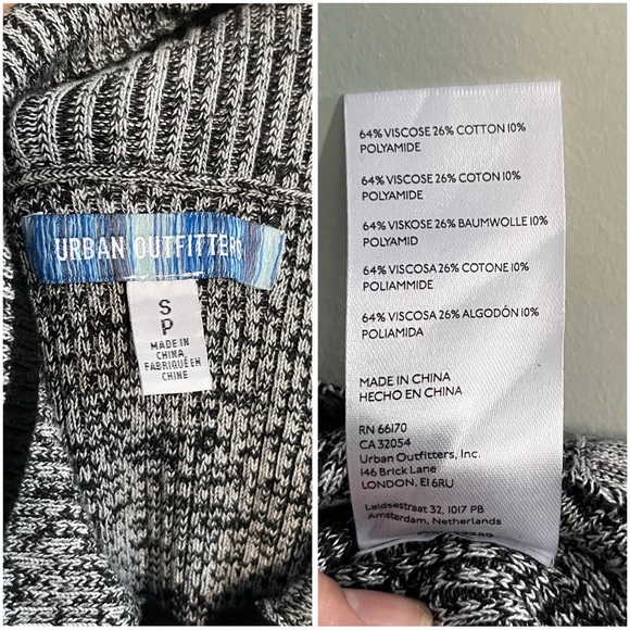 Urban Outfitters Gray collar crop top size small - Picture 6 of 6